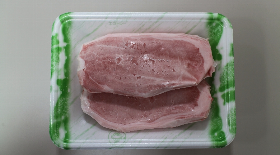 液体凍結機リセラで急速冷凍した豚肉